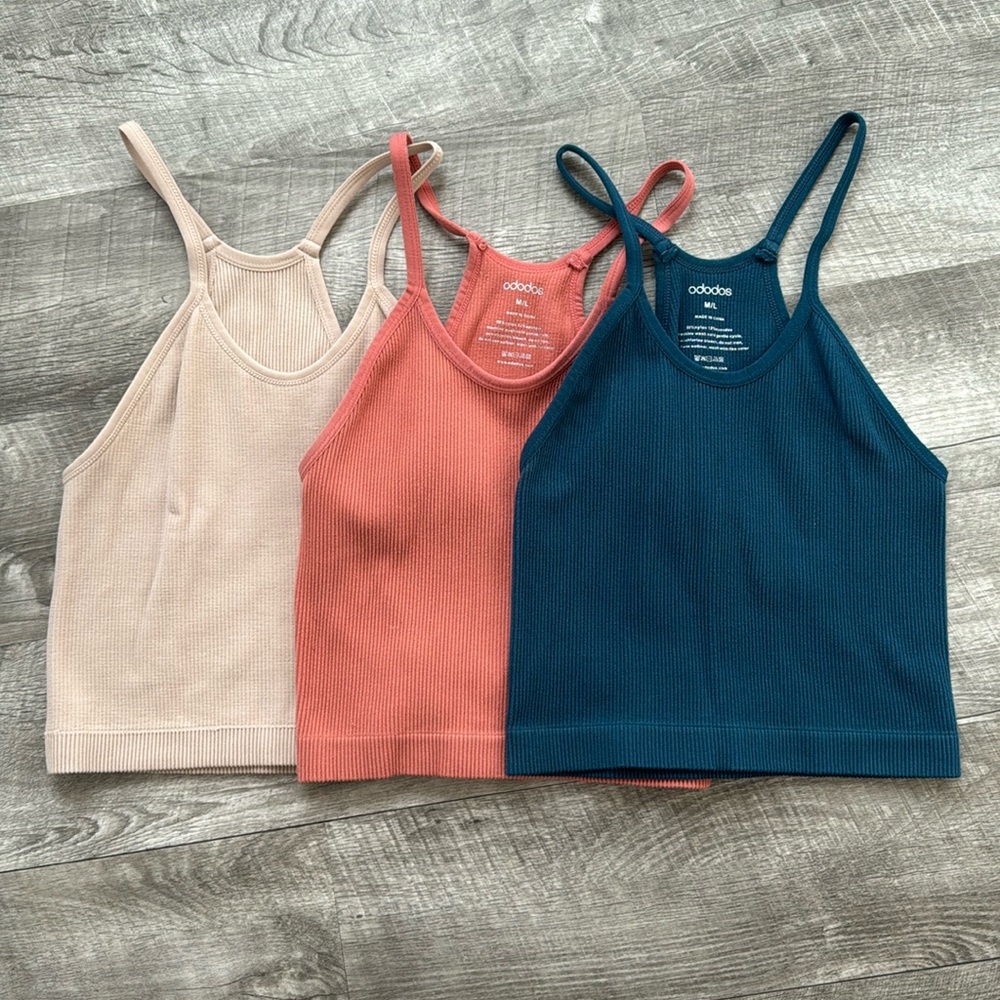 cropped ribbed tank tops